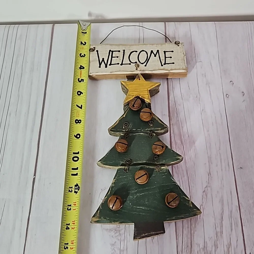 Rustic Welcome Tree Sign - Picture 2 of 4